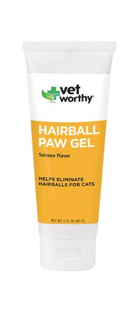 VET WORTHY Hairball Paw Gel Salmon, 3OZ