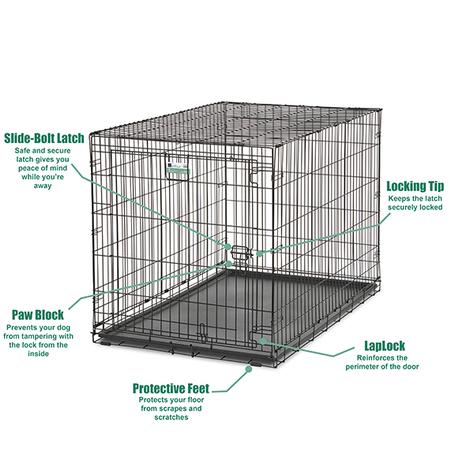 MIDWEST Contour Double Door, 48X28X30IN