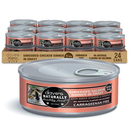 Naturally Healthy Shredded Salmon In Gravy, 5.5OZ