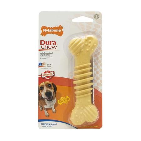 NYLABONE Durachew Textured Bone Chicken, WOLF