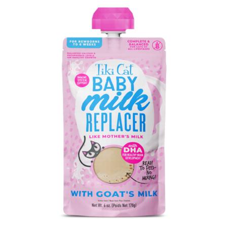 Baby Cat Milk Replacer With Goat Milk, 6OZ, Supplies