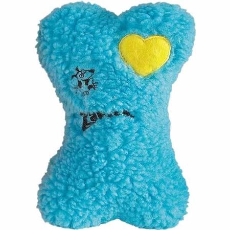 Embroidered Berber Bone, 8IN, Blue
