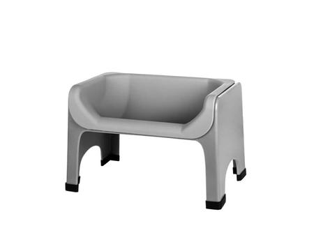 Elevated Feeder + Silicone Insert, XL, Gray