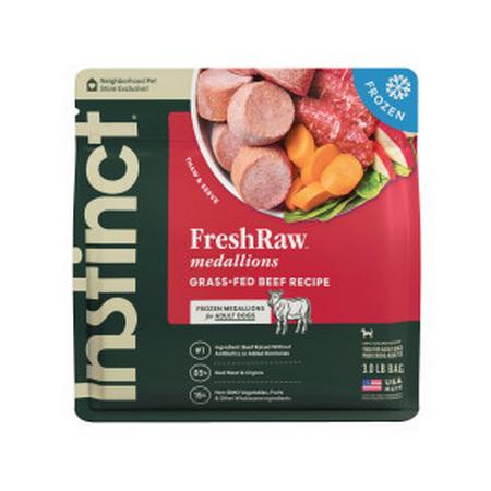 Freshraw Grain Free Beef Medallions, 3LB