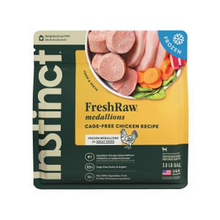 Freshraw Grain Free Chicken Medallions, 3LB