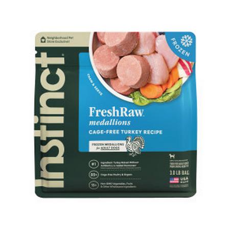 Freshraw Grain Free Turkey Medallions, 3LB