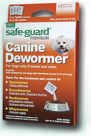 MERCK Intervet Safeguard K9 Dewormer, 10LB