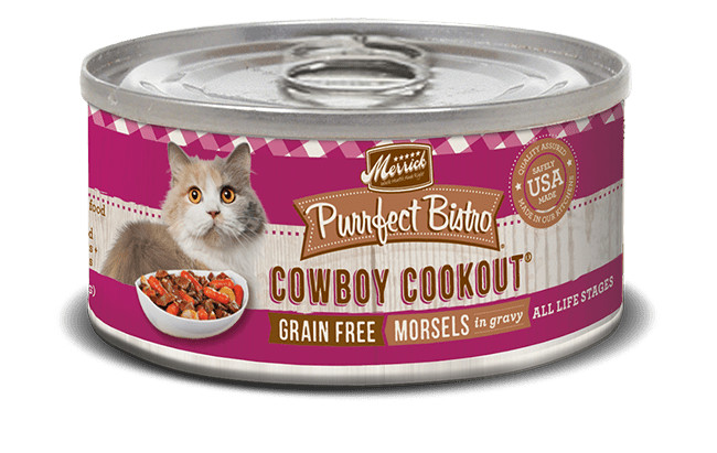 Merrick Purrfect Bistro Cowboy Cookout Cat Food, Wet
