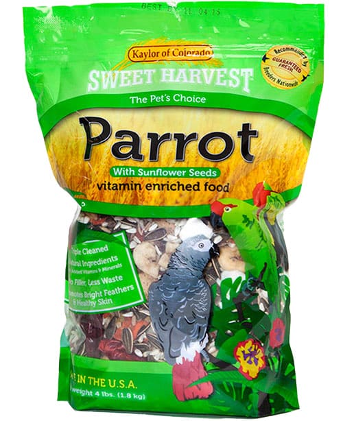 Low sunflower parrot food