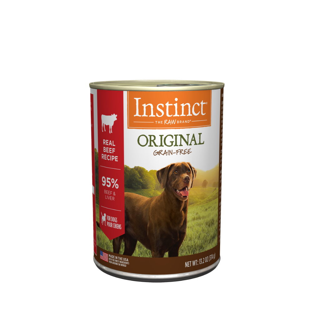 instinct dog food beef