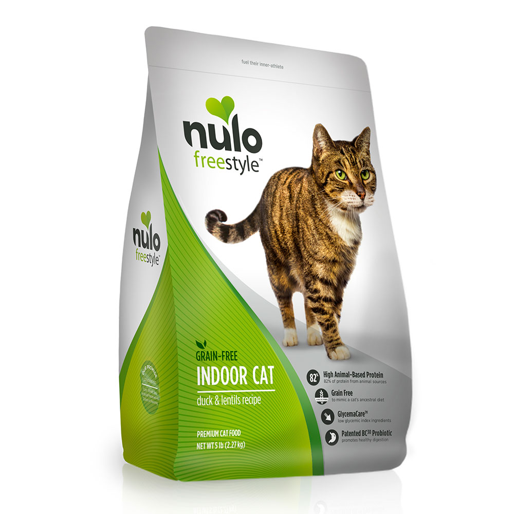 Nulo Freestyle Grain Free Indoor Cat Duck & Lentils Cat Food Bend Pet